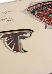 YouTheFan NFL Atlanta Falcons 5-Layer StadiumView 3D Wall Art - Mercedes-Benz Stadium