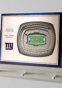 YouTheFan NFL New York Giants 5-Layer StadiumView 3D Wall Art - MetLife Stadium