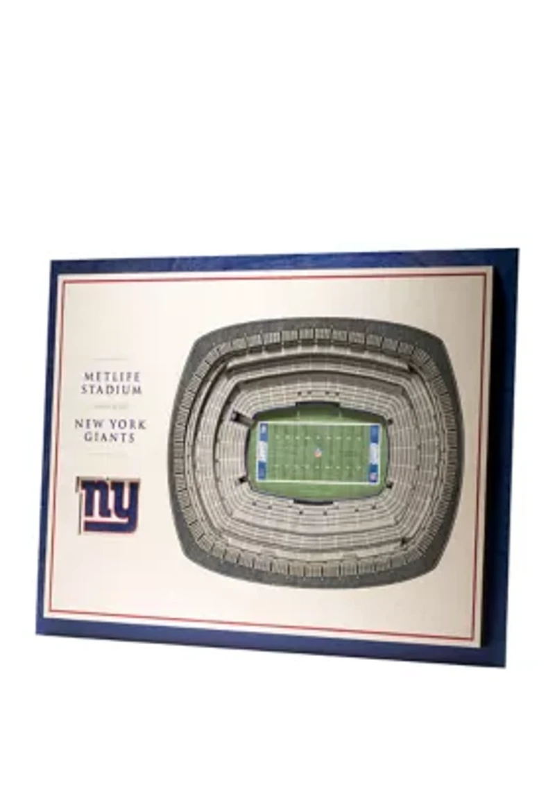 YouTheFan NFL New York Giants 5-Layer StadiumView 3D Wall Art - MetLife Stadium