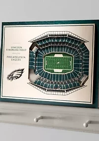 YouTheFan NFL Philadelphia Eagles 5-Layer StadiumView 3D Wall Art - Lincoln Financial Field
