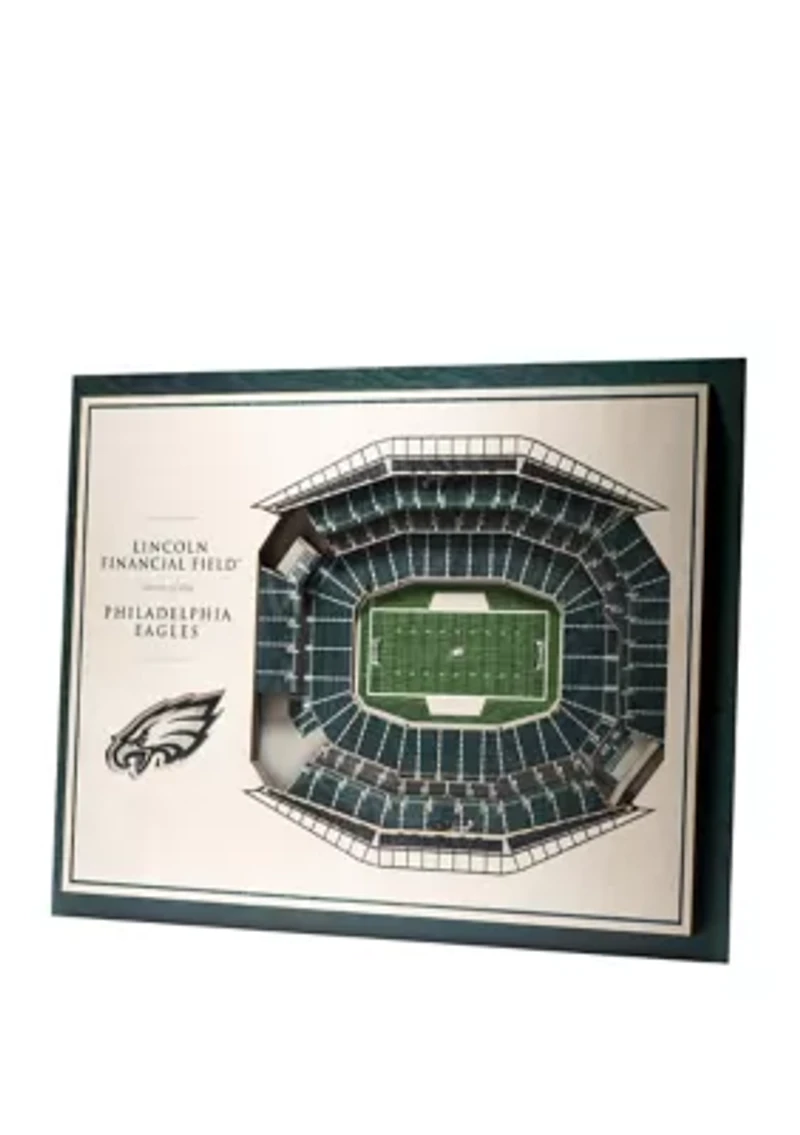 YouTheFan NFL Philadelphia Eagles 5-Layer StadiumView 3D Wall Art - Lincoln Financial Field