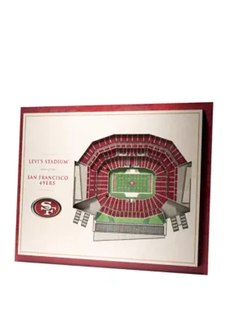 YouTheFan NFL San Francisco 49ers 5-Layer StadiumView 3D Wall Art - Levi's Stadium
