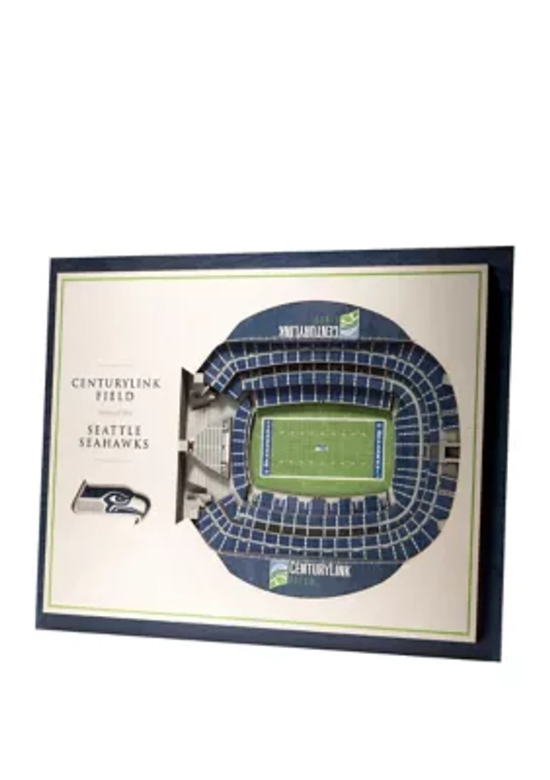 YouTheFan NFL Seattle Seahawks 5-Layer StadiumView 3D Wall Art - CenturyLink Field