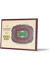YouTheFan NFL Washington Commanders 5-Layer StadiumView 3D Wall Art - FedEx Field