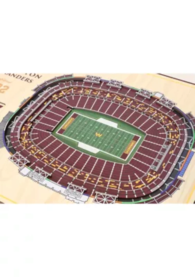 YouTheFan NFL Washington Commanders 5-Layer StadiumView 3D Wall Art - FedEx Field