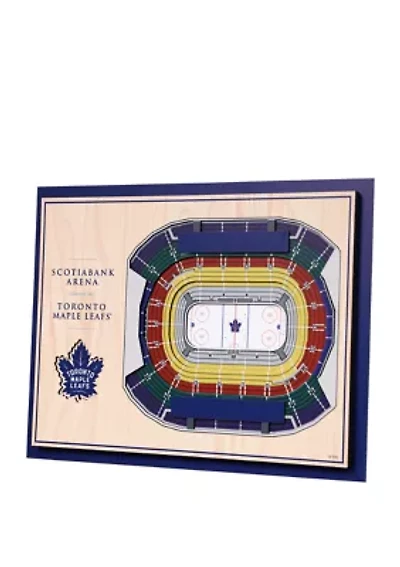 YouTheFan NHL Toronto Maple Leafs 5-Layer StadiumView 3D Wall Art - Scotiabank Arena