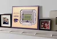 YouTheFan NCAA Kansas State Wildcats 5-Layer StadiumView 3D Wall Art - Bill Snyder Family Stadium