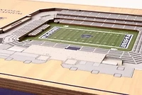 YouTheFan NCAA Kansas State Wildcats 5-Layer StadiumView 3D Wall Art - Bill Snyder Family Stadium