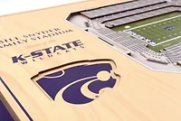 YouTheFan NCAA Kansas State Wildcats 5-Layer StadiumView 3D Wall Art - Bill Snyder Family Stadium