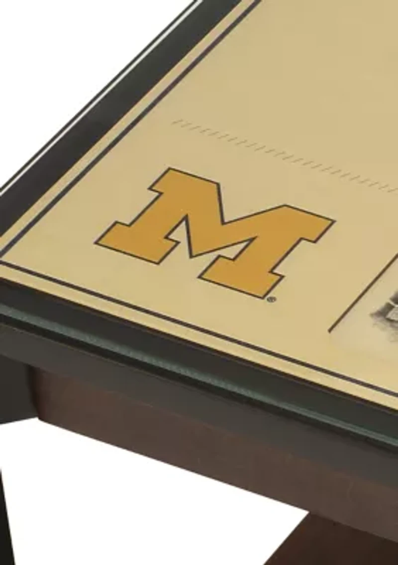 YouTheFan NCAA Michigan Wolverines 25-Layer StadiumViews Lighted End Table - Michigan Stadium