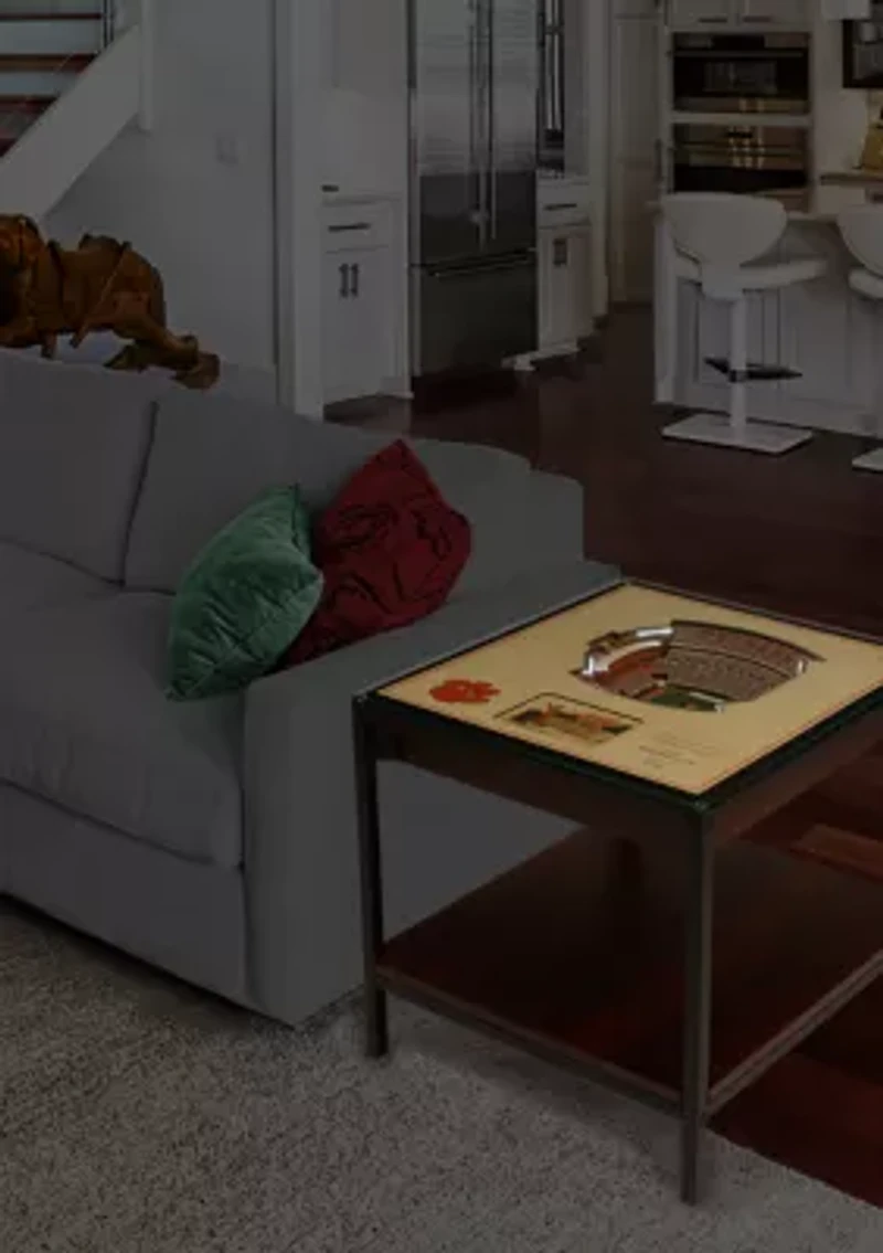 YouTheFan NCAA Clemson Tigers 25-Layer StadiumViews Lighted End Table - Memorial Stadium