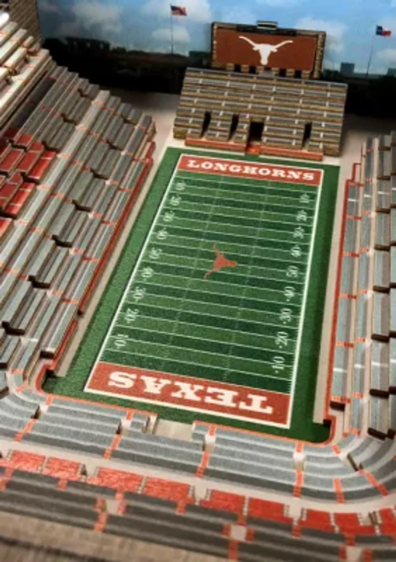 YouTheFan NCAA Texas Longhorns 25-Layer StadiumViews Lighted End Table - Darrell K Royal–Texas Memorial Stadium