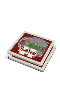 YouTheFan NCAA Mississippi State Bulldogs 3D StadiumView Coasters - Davis Wade Stadium at Scott Field