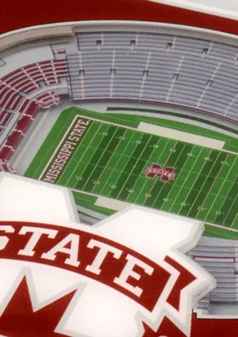 YouTheFan NCAA Mississippi State Bulldogs 3D StadiumView Coasters - Davis Wade Stadium at Scott Field