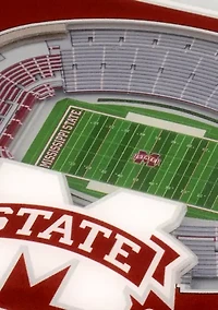YouTheFan NCAA Mississippi State Bulldogs 3D StadiumView Coasters - Davis Wade Stadium at Scott Field
