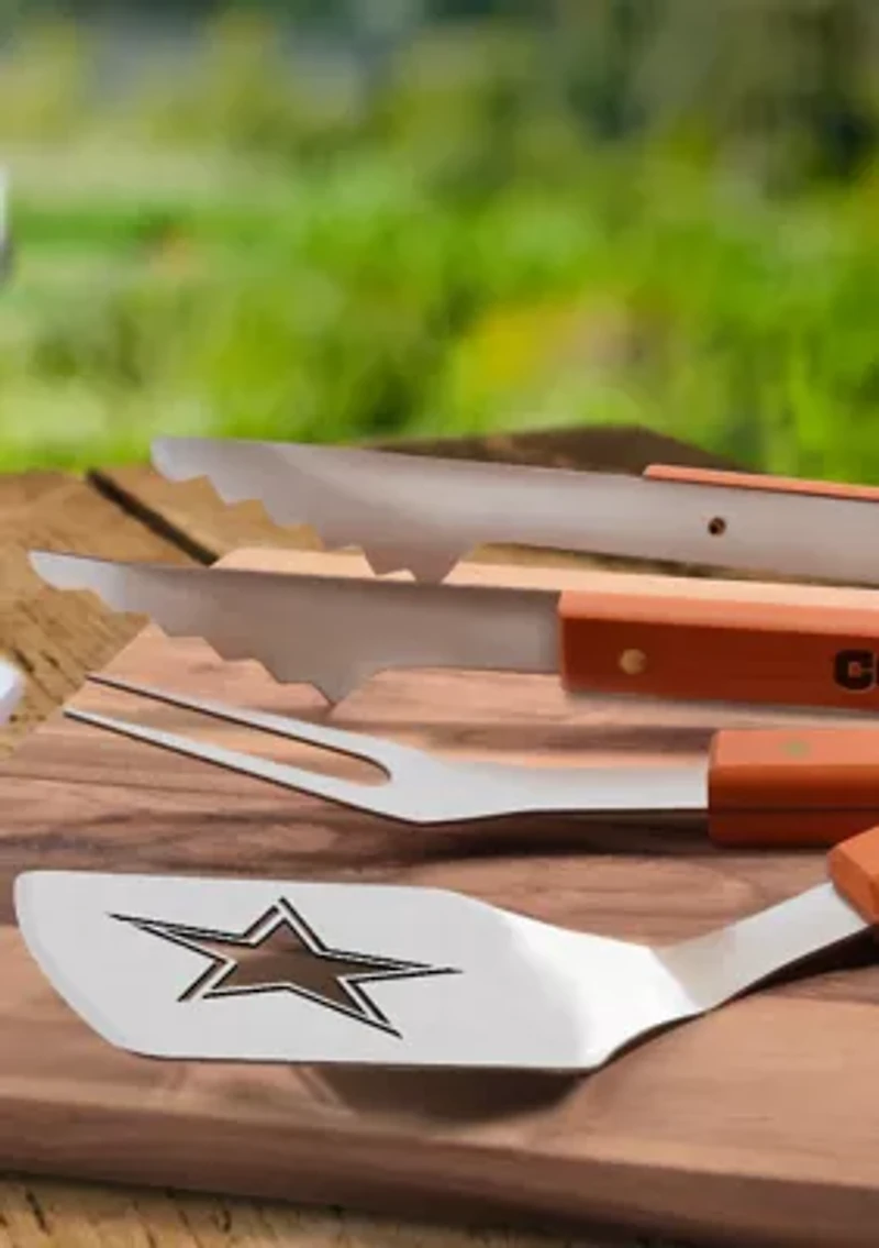 YouTheFan NFL Dallas Cowboys Classic Series 3-Piece BBQ Set