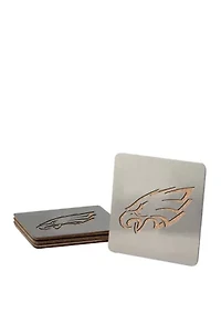 YouTheFan NFL Philadelphia Eagles Boasters, 4-Piece Coaster Set
