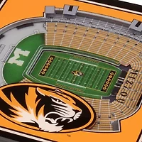 YouTheFan NCAA Missouri Tigers 3D StadiumView Coasters - Faurot Field at Memorial Stadium