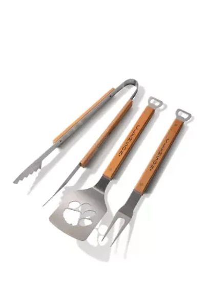 YouTheFan NCAA Clemson Tigers Classic Series 3-Piece BBQ Set