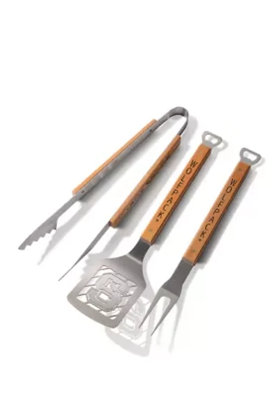 YouTheFan NCAA NC State Wolfpack Classic Series 3-Piece BBQ Set