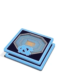 YouTheFan NCAA North Carolina Tar Heels 3D StadiumView Coasters - Dean E. Smith Center