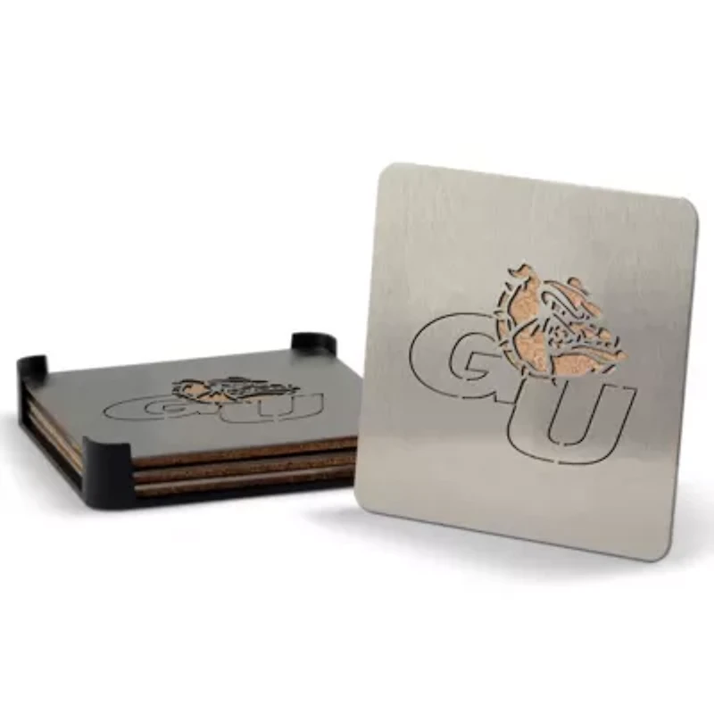 Gonzaga University Bulldogs YouTheFan NCAA Gonzaga Bulldogs Boasters, 4-Piece Coaster Set