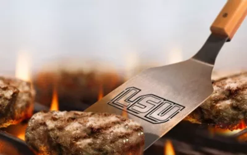 YouTheFan NCAA LSU Tigers "Block" Classic Series 3-Piece BBQ Set