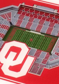 YouTheFan NCAA Oklahoma Sooners 3D StadiumView Coasters - Gaylord Family Oklahoma Memorial Stadium