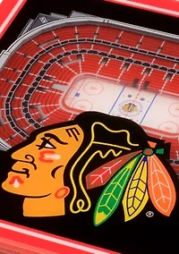 YouTheFan NHL Chicago Blackhawks 3D StadiumView Coasters - United Center
