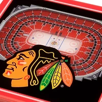 YouTheFan NHL Chicago Blackhawks 3D StadiumView Coasters - United Center