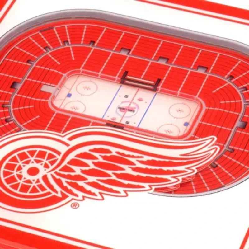 YouTheFan NHL Detroit Red Wings 3D StadiumView Coasters - Joe Louis Arena
