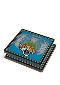 YouTheFan NFL Jacksonville Jaguars 3D StadiumView Coasters - TIAA Bank Field