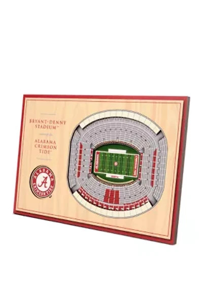 NCAA Alabama Crimson Tide 3D StadiumViews Bryant Denny Stadium Desktop Display