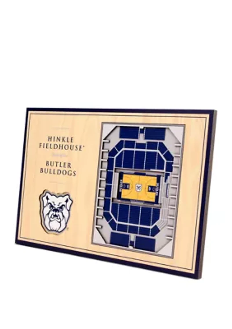 NCAA Butler Bulldogs 3D StadiumViews Hinkle Fieldhouse Desktop Display
