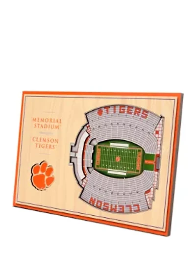 NCAA ClemsonTigers 3D StadiumViews Memorial Stadium Desktop Display