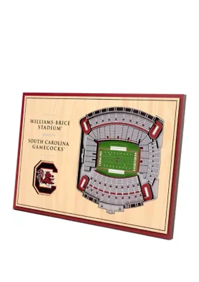 NCAA South Carolina Gamecocks 3D StadiumViews Williams Brice Stadium Desktop Display