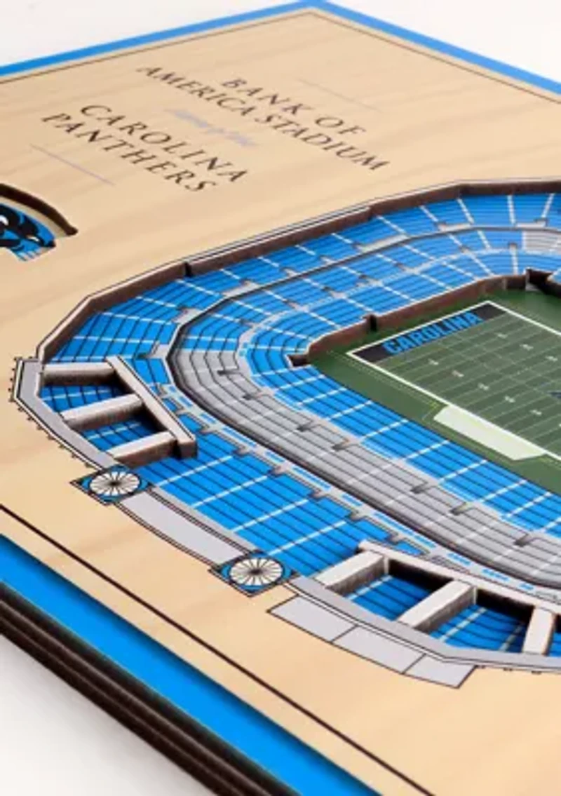 NFL Carolina Panthers 3D StadiumViews Desktop Display - Bank of America Stadium