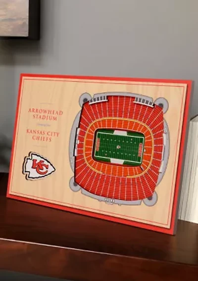NFL Kansas City Chiefs 3D StadiumViews Desktop Display - Arrowhead Stadium