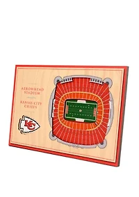 NFL Kansas City Chiefs 3D StadiumViews Desktop Display - Arrowhead Stadium