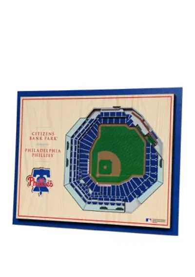 YouTheFan MLB Philadelphia Phillies 5-Layer StadiumView 3D Wall Art - Citizens Bank Park