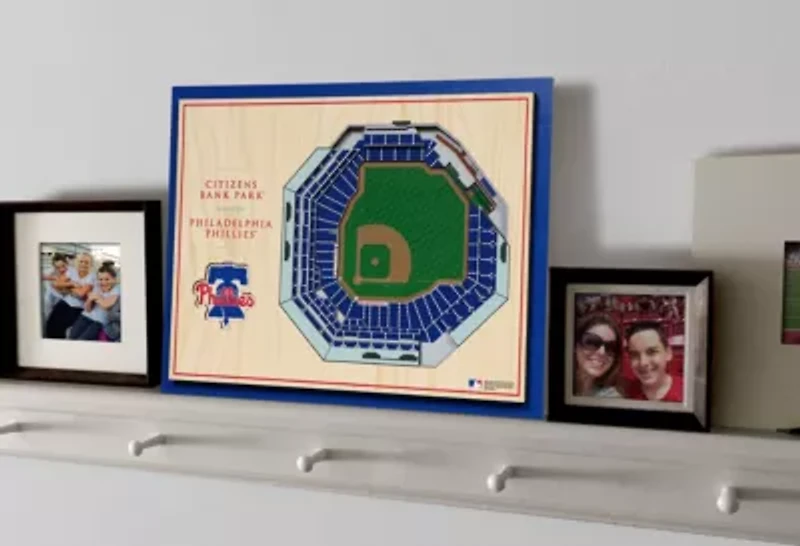 YouTheFan MLB Philadelphia Phillies 5-Layer StadiumView 3D Wall Art - Citizens Bank Park