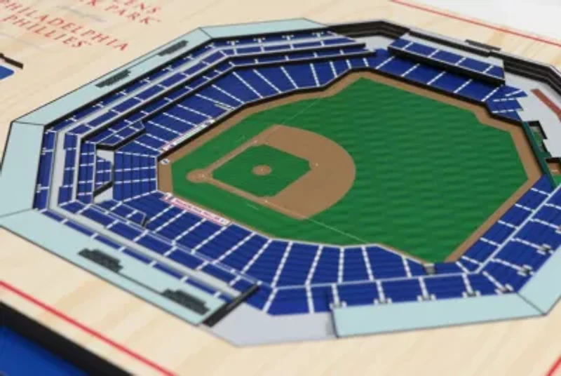 YouTheFan MLB Philadelphia Phillies 5-Layer StadiumView 3D Wall Art - Citizens Bank Park