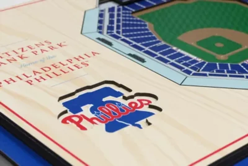 YouTheFan MLB Philadelphia Phillies 5-Layer StadiumView 3D Wall Art - Citizens Bank Park