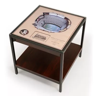YouTheFan NCAA Florida State Seminoles 25-Layer StadiumViews Lighted End Table - Doak Campbell Stadium