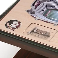 YouTheFan NCAA Florida State Seminoles 25-Layer StadiumViews Lighted End Table - Doak Campbell Stadium