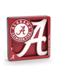 YouTheFan NCAA Alabama Crimson Tide 3D Logo Series Magnets