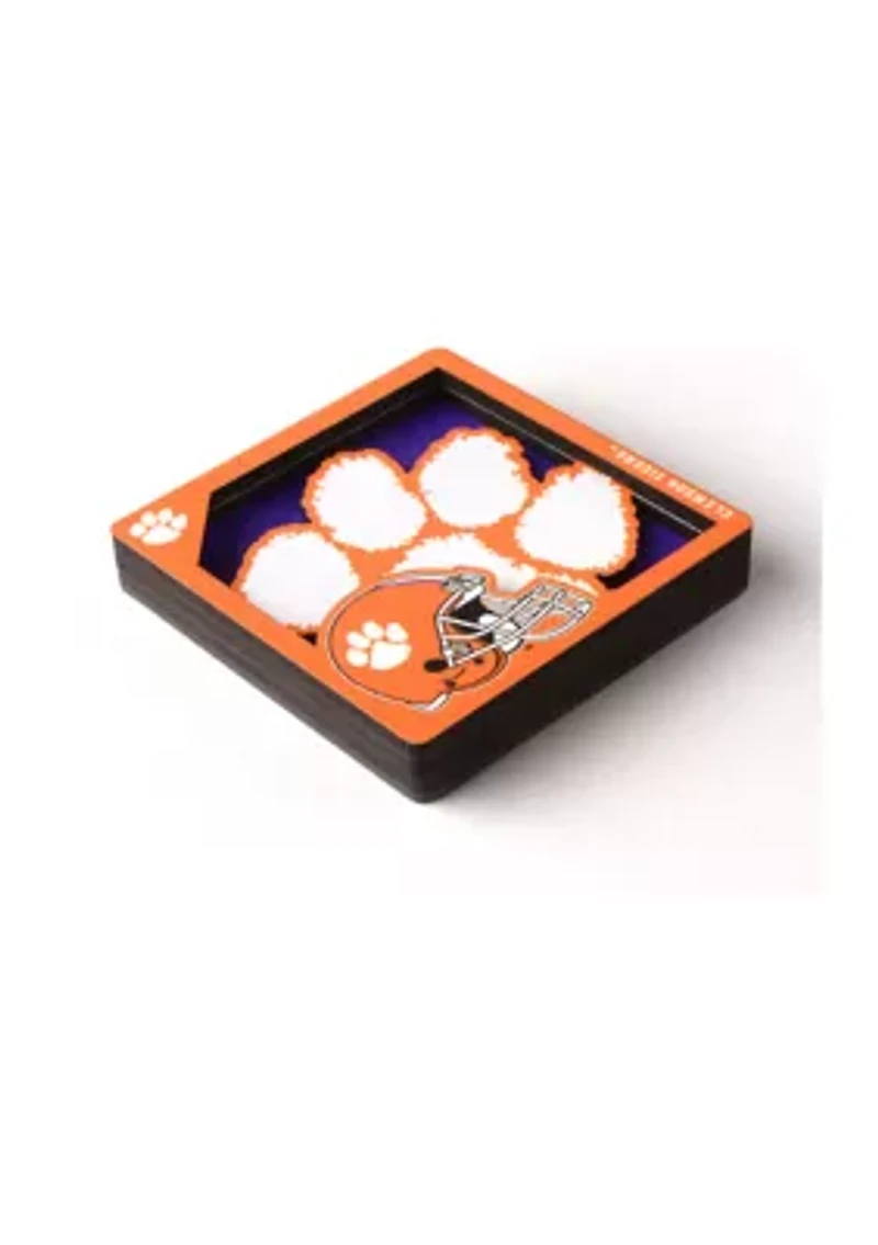 YouTheFan NCAA Clemson Tigers 3D Logo Series Magnets