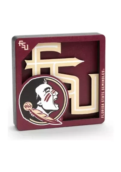 YouTheFan NCAA Florida State Seminoles 3D Logo Series Magnets