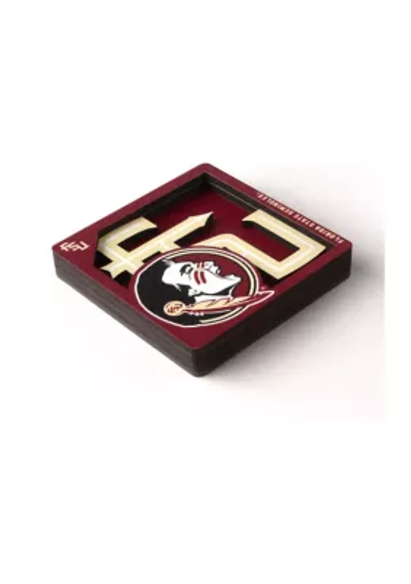 YouTheFan NCAA Florida State Seminoles 3D Logo Series Magnets