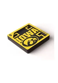 YouTheFan NCAA Iowa Hawkeyes 3D Logo Series Magnets